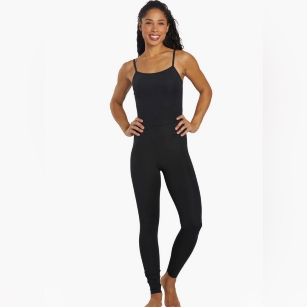 NWT Girlfriend Collective black cami unitard